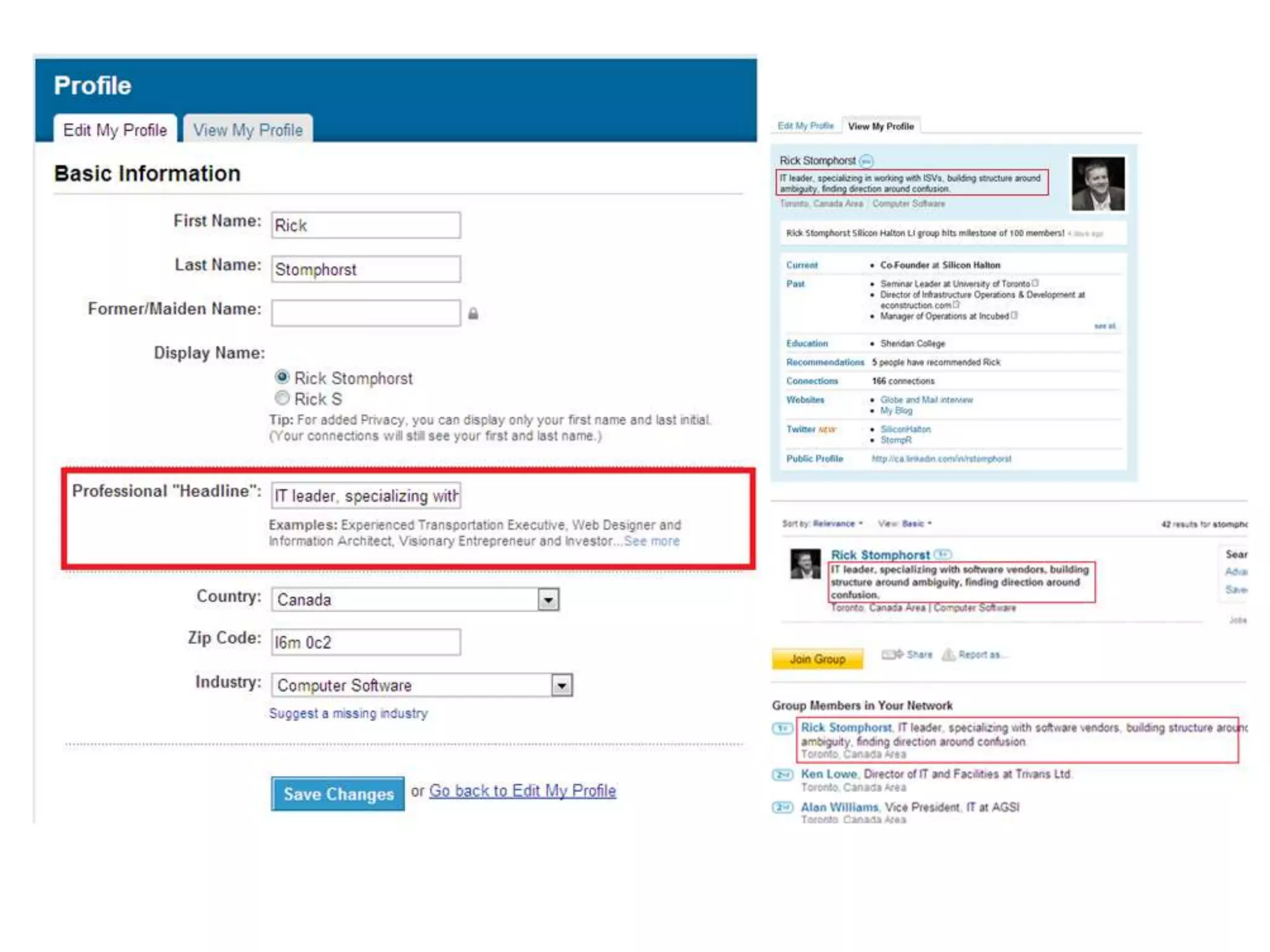 Include every job, post-secondary school, course, etc.