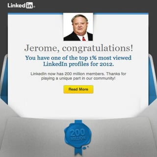 LinkedIn 1% Most Viewed Profiles in 2012