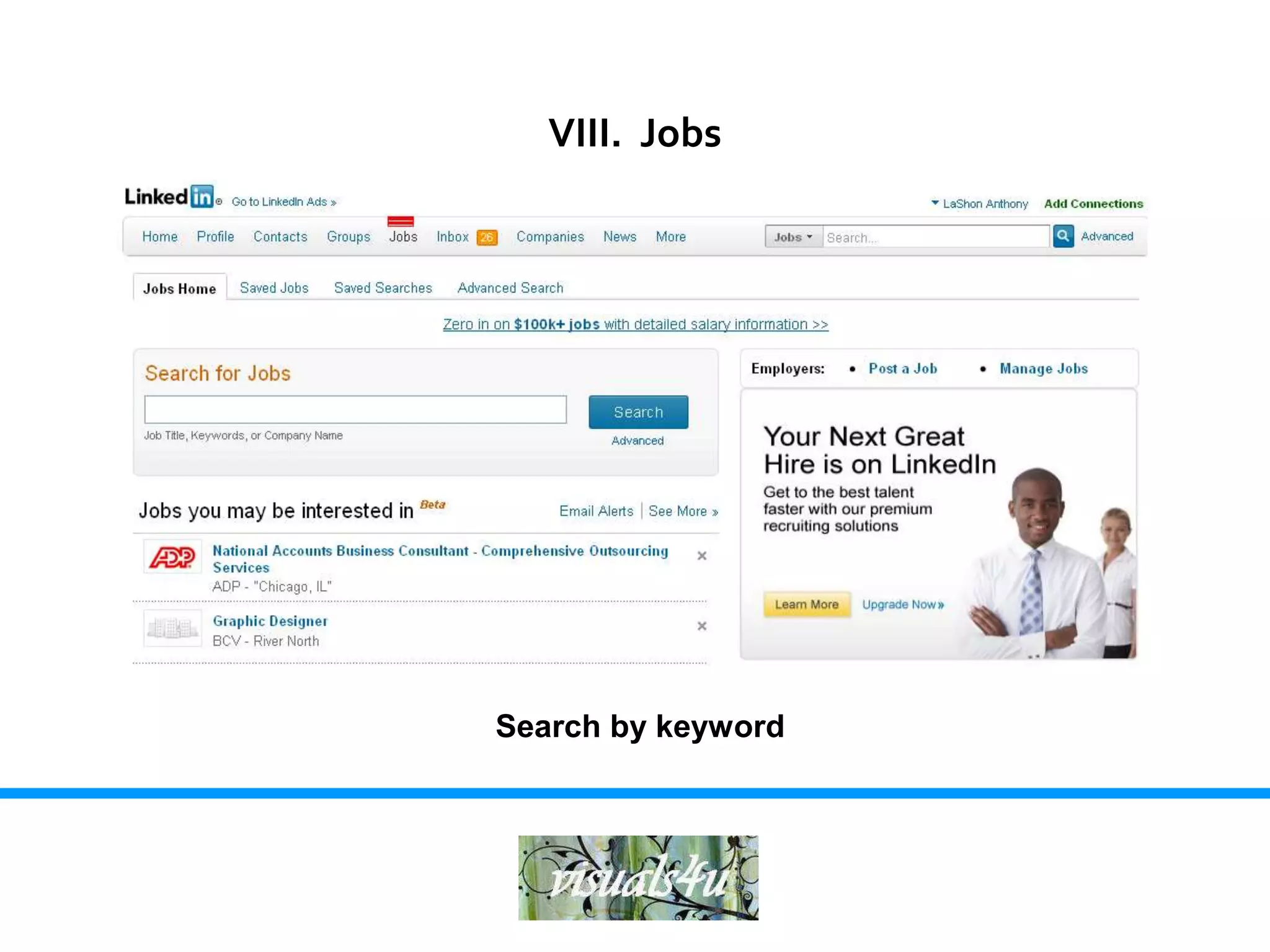VIII. Jobs




Search by keyword
 