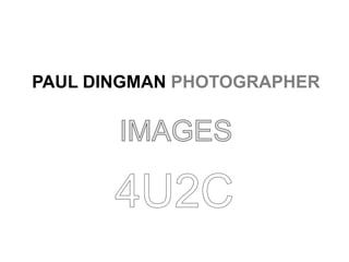 PAUL DINGMAN PHOTOGRAPHERIMAGES 4U2C 