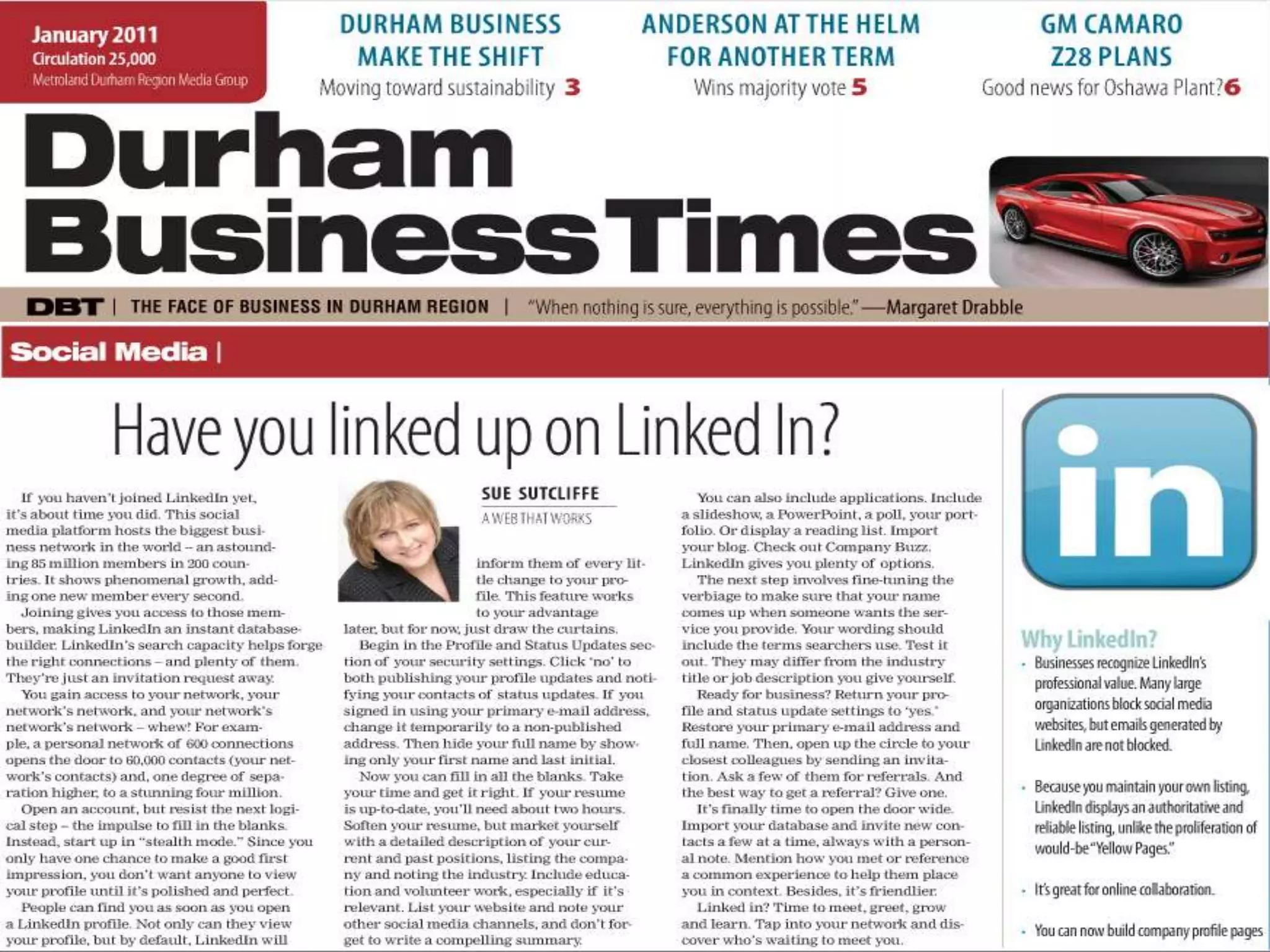 LINKEDIN: Handout
                Column in DBT




Page 19
4/20/2011
(c)1993-2008
aWEBthatWORKS
 