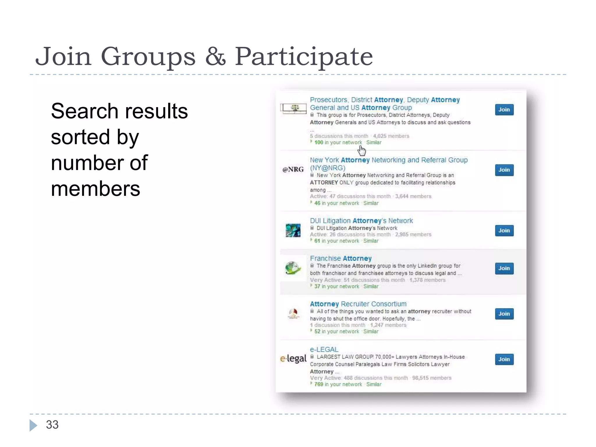 Join Groups & Participate
Search results
sorted by
number of
members

33

 