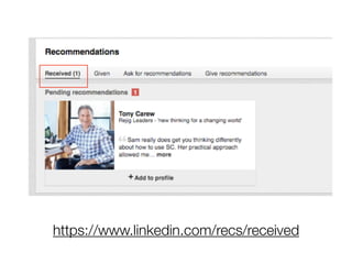 https://www.linkedin.com/recs/received
 