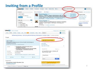 Inviting from a Profile




                          27
 