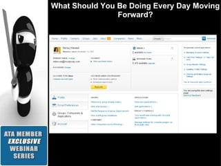 What Should You Be Doing Every Day Moving Forward? 