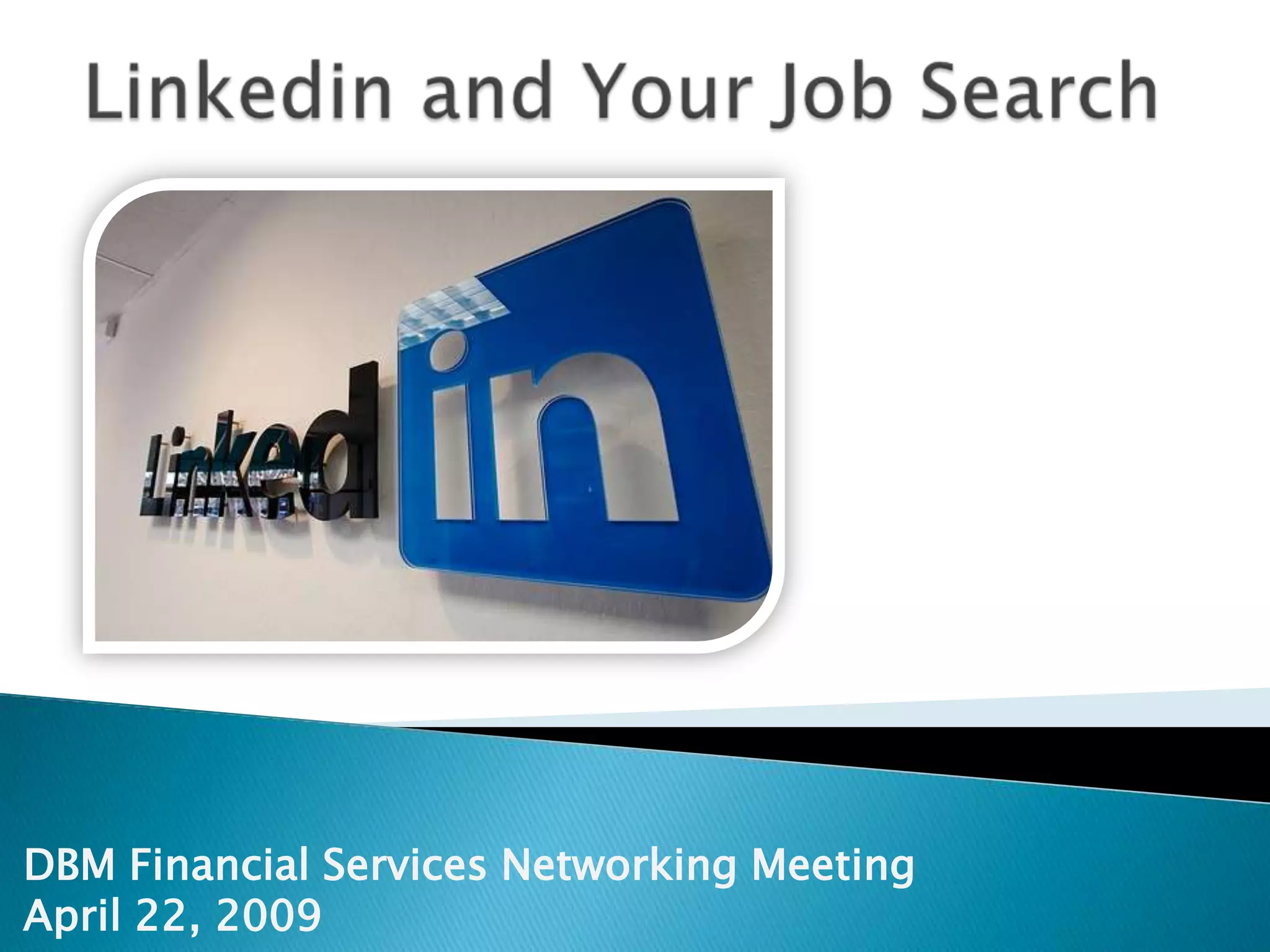 Linkedin And Your Job Search