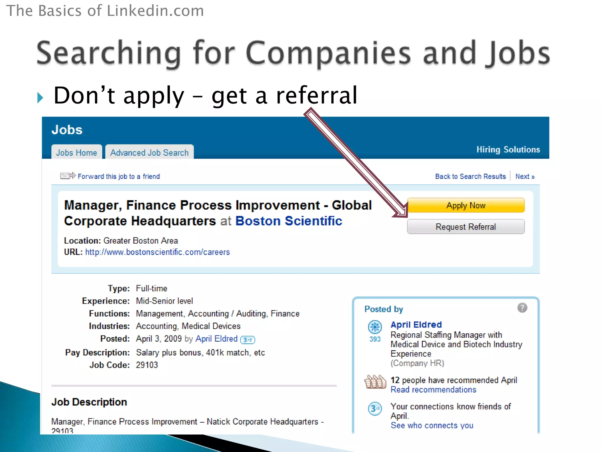Linkedin And Your Job Search