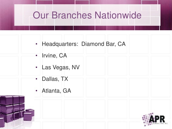 Apr Consulting Presentation