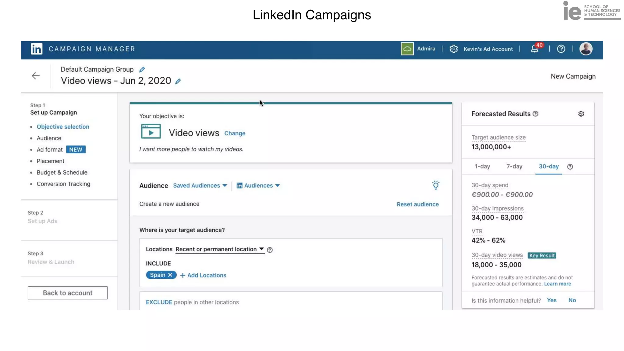 LinkedIn Campaigns
 