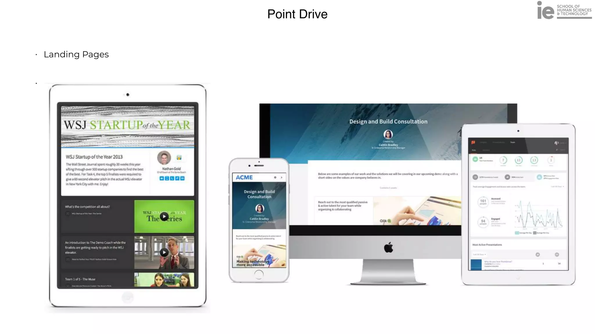 Point Drive
• Landing Pages


•
 