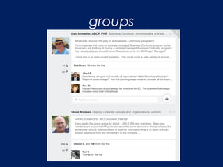 groups
 