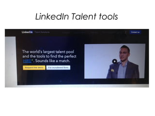 LinkedIn Talent tools
 