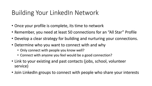 LinkedIn Basics | PPSX