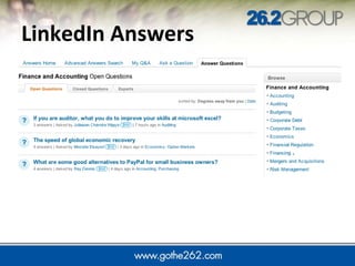 LinkedIn Answers  