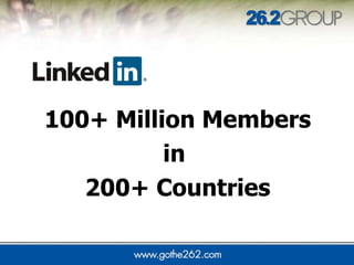100+ Million Members  in  200+ Countries 