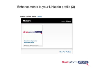 Enhancements to your LinkedIn profile (3)