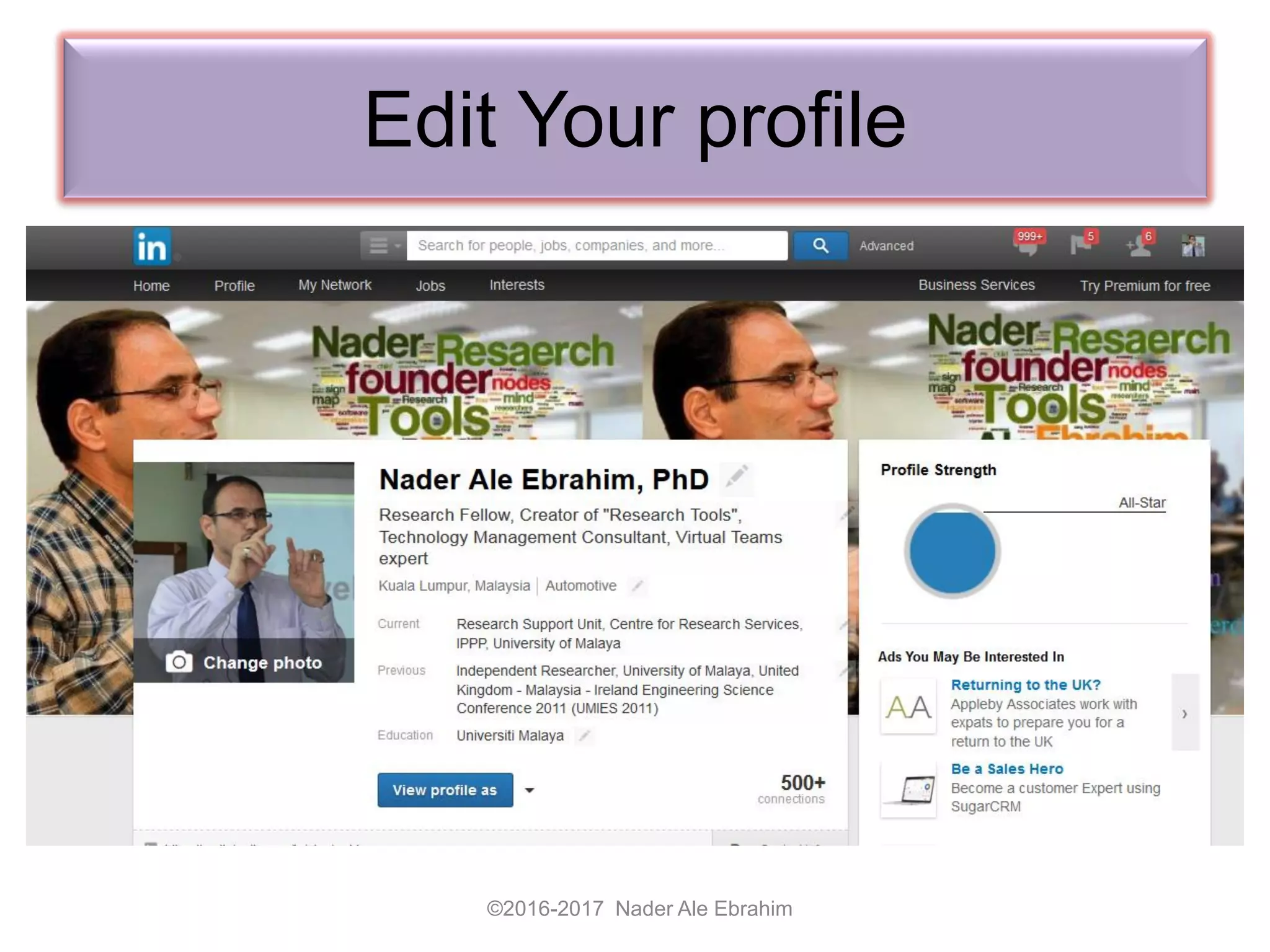 Edit Your profile
©2016-2017 Nader Ale Ebrahim
 