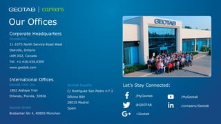 Why You Want to Work @ Geotab