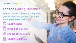 Why You Want to Work @ Geotab