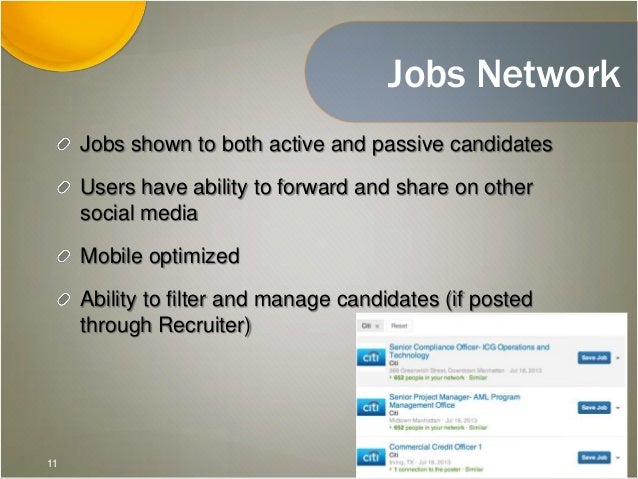 Job slots linkedin