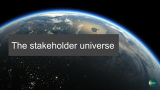 The stakeholder universe
 