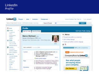 LinkedIn Profile 