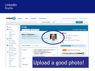 LinkedIn Profile Upload a good photo! 