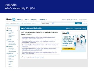 LinkedIn Who’s Viewed My Profile? 