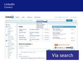 LinkedIn Connect Via search 