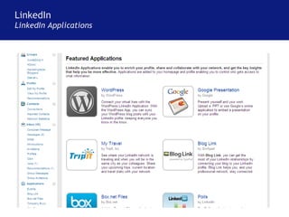 LinkedIn LinkedIn Applications 