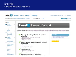 LinkedIn LinkedIn Research Network 