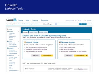 LinkedIn LinkedIn Tools 