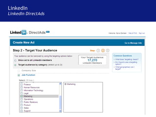 LinkedIn LinkedIn DirectAds 
