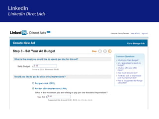 LinkedIn LinkedIn DirectAds 