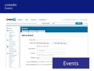 LinkedIn Events Events 