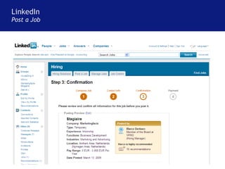LinkedIn Post a Job 