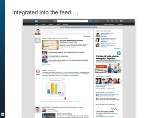 Integrated into the feed….
 