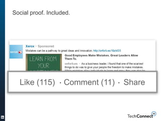 Social proof. Included.
Like (115) Comment (11) Share 
 
