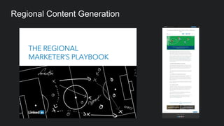 Regional Content Generation
 
