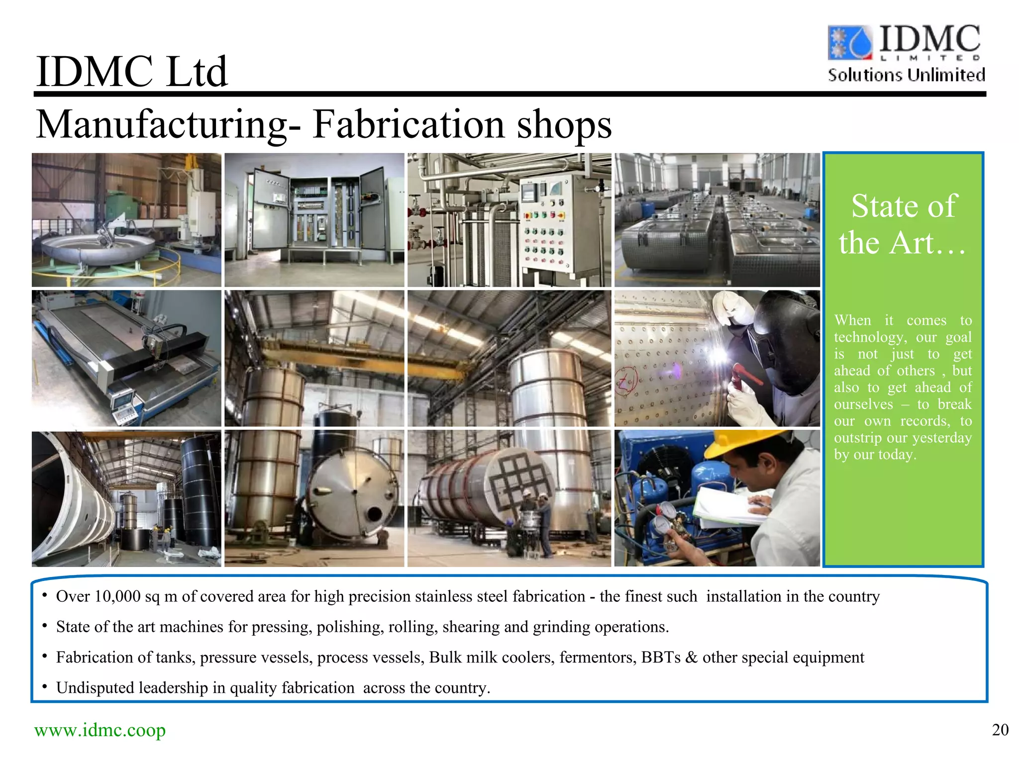 Idmc IDMC Limited | PPT