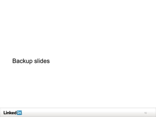 Backup slides
10
 