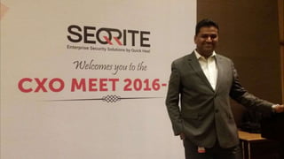 Seqrite CXO Meet, Ahmedabad, India