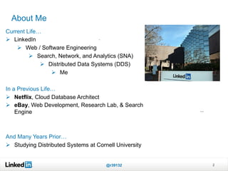 LinkedIn Data Infrastructure (QCon London 2012) | PDF