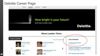 Deloitte Career Page
 