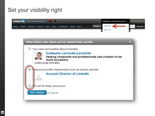 Set your visibility right
 