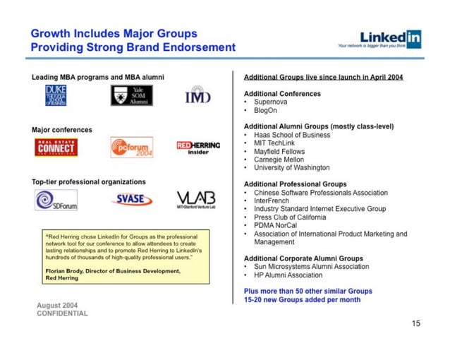 LinkedIn 슬라이드 15