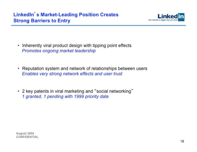 LinkedIn 슬라이드 18