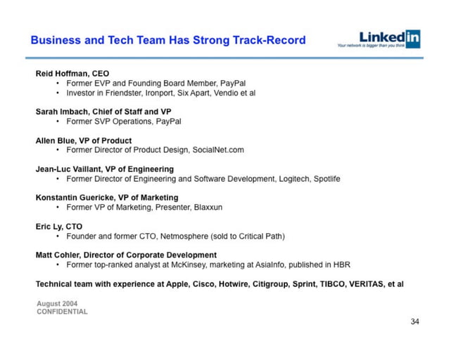 LinkedIn 슬라이드 34