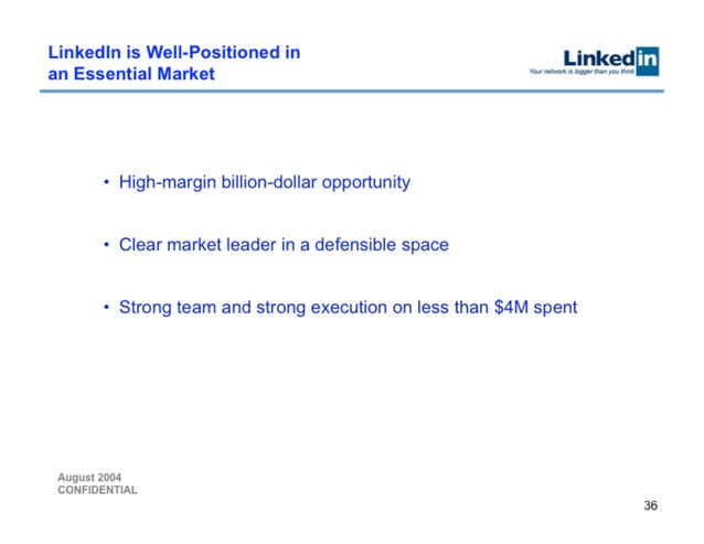 LinkedIn 슬라이드 36