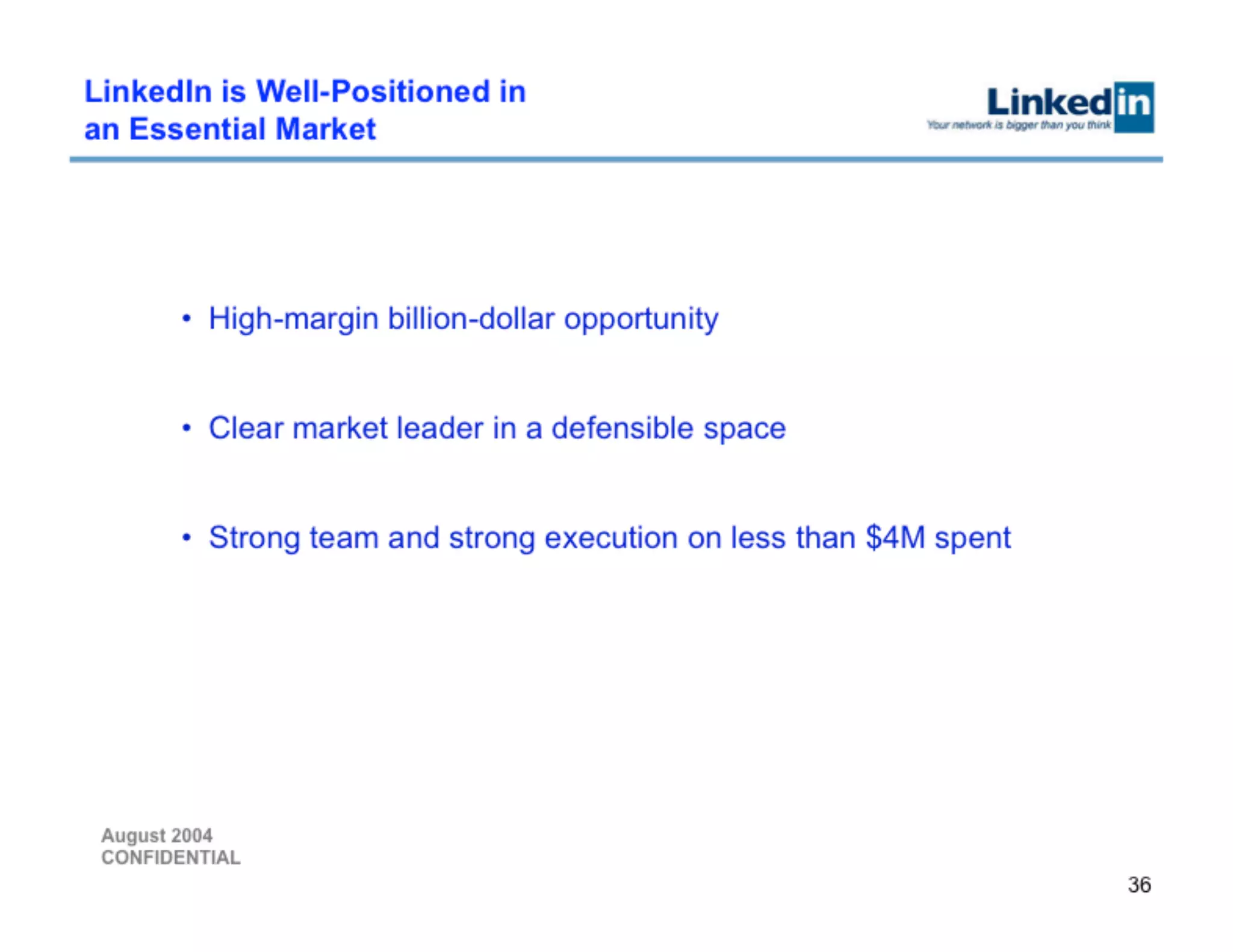 Linkedin Series B Pitch Deck